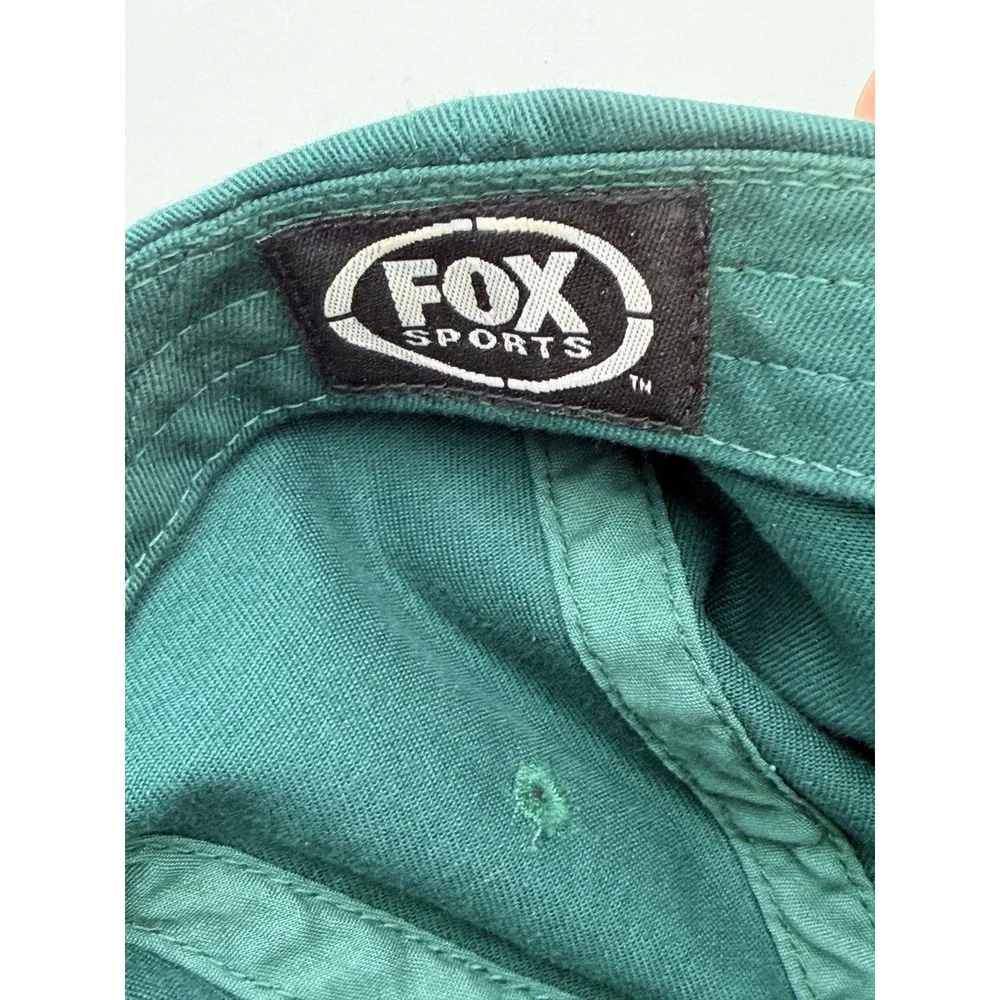 Vintage NFL on Fox Sports Green Dad Hat Strapback Cap